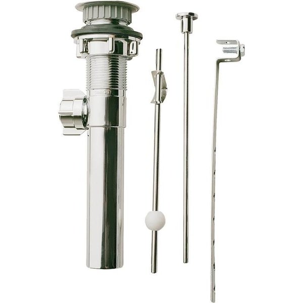 Plumb Pak Lavatory PopUp Assembly, 114 in Connection, Plastic, Chrome PP820-70